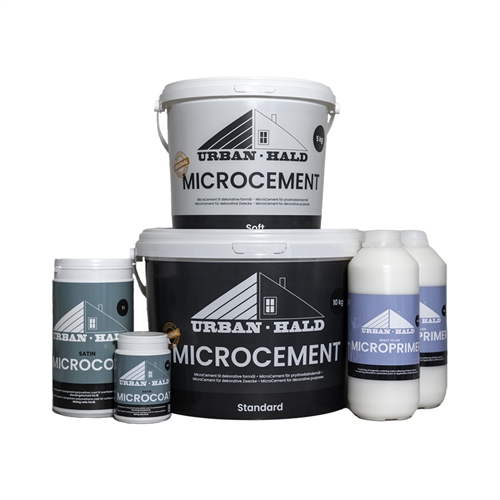 Microcement til gulv/væg pakketilbud 11m2